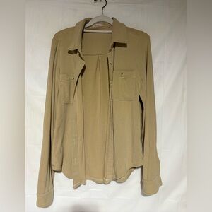 Inherit brand Elegant Tan Button Down Shirt